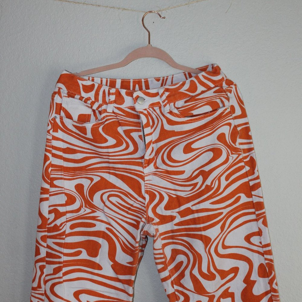 ♡ORANGE SWIRL PANTS♡